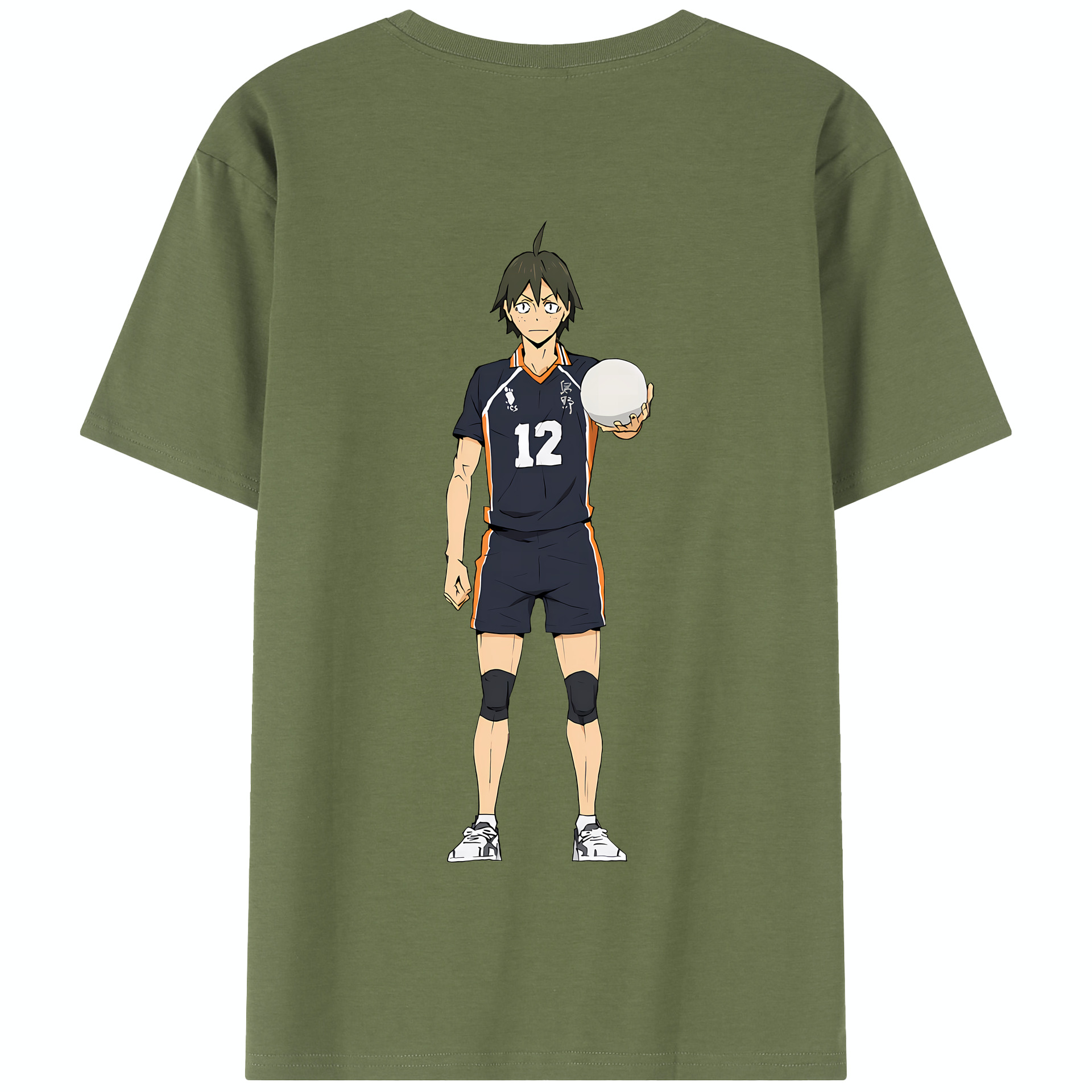 （画像用） ハイキュー!! Haikyu!! 綿100％半袖Tシャツ（背面プリント）